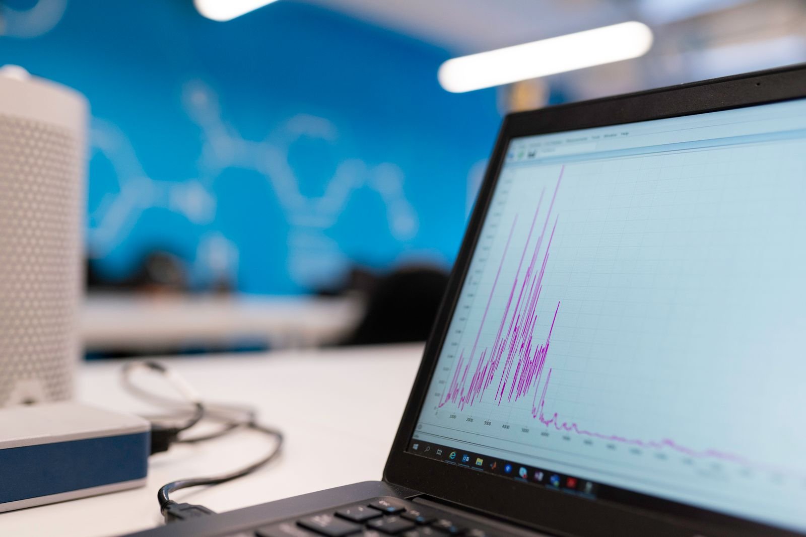 SEO analytics on a laptop screen